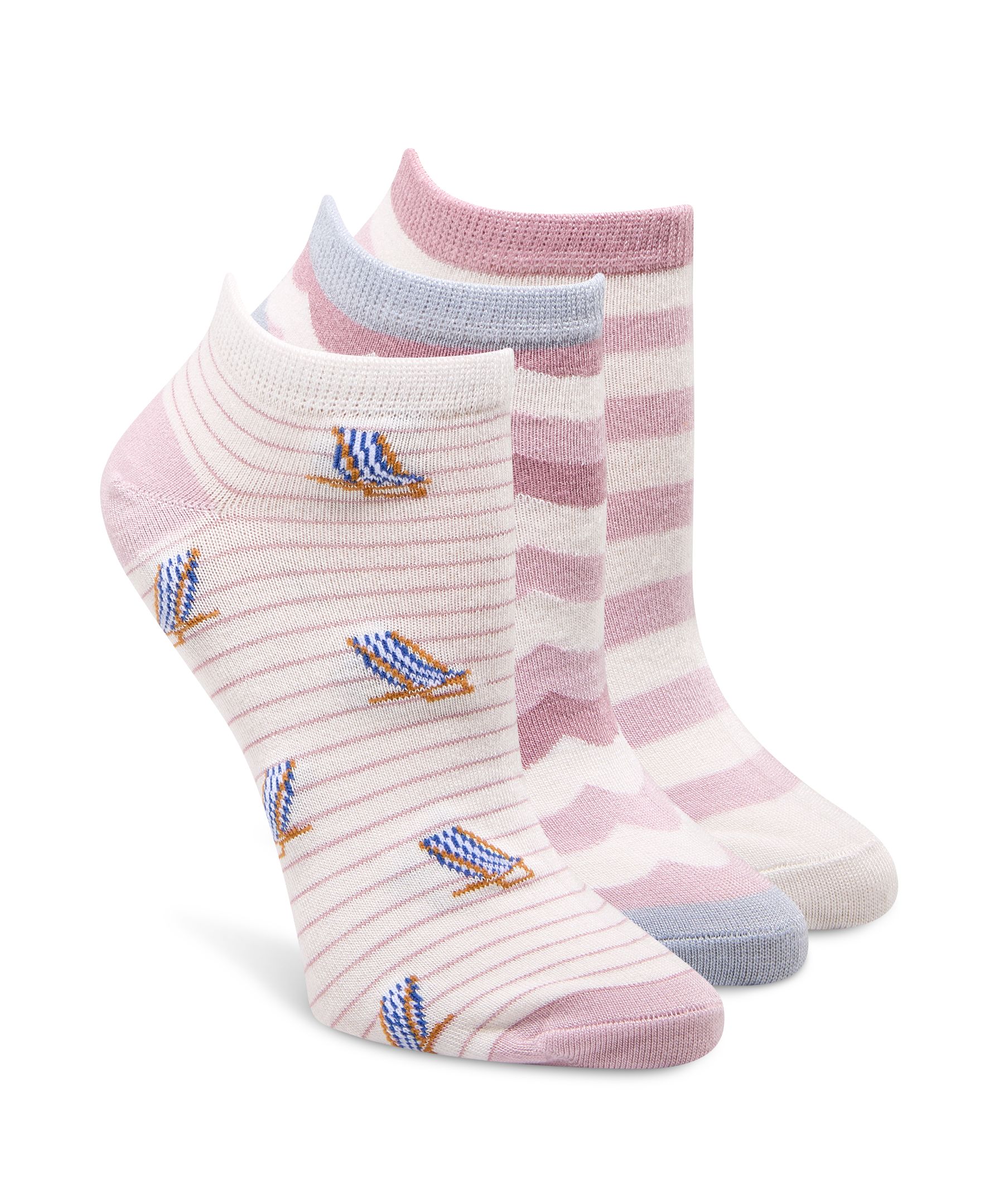 Chaussettes basses pour femmes, Denver Hayes, paquet de 3&nbsp;paires