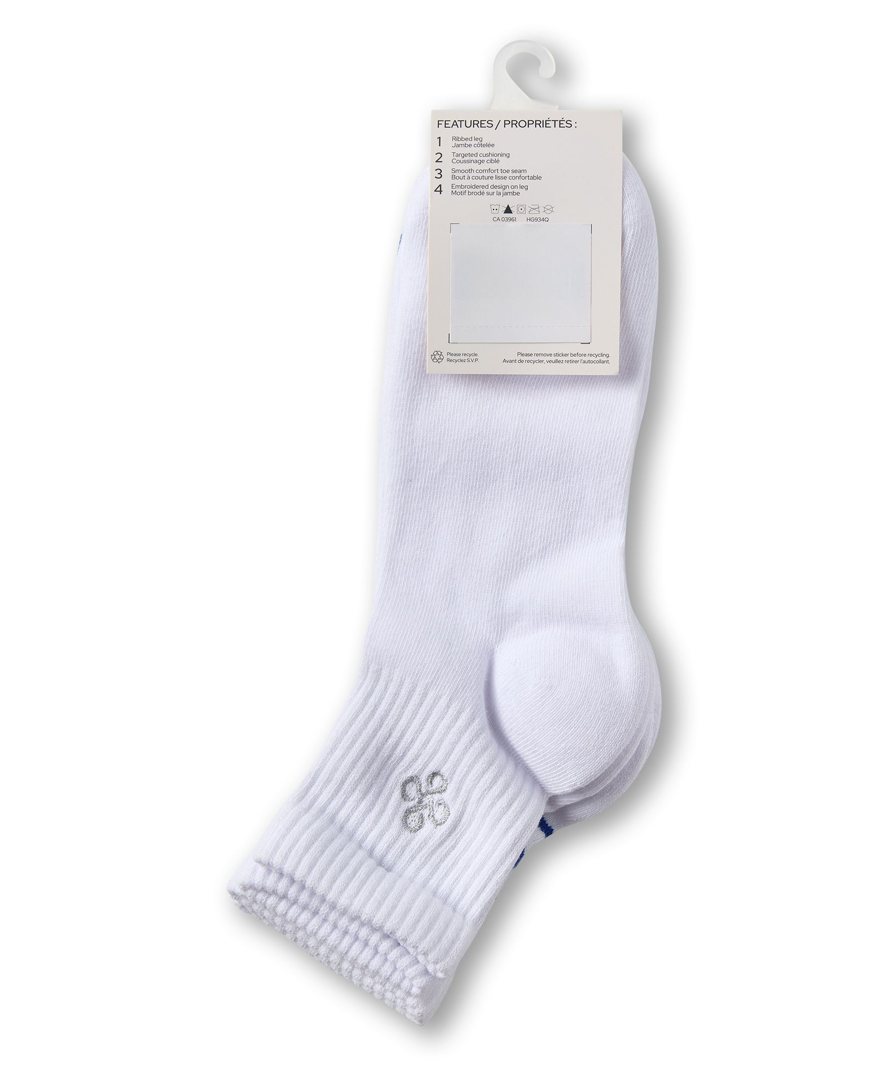 Mi-chaussettes côtelées pour femmes, Shambhala, paquet de 3