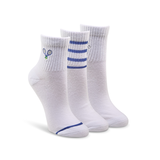 Mi-chaussettes côtelées pour femmes, Shambhala, paquet de 3 Front_Angled_Right