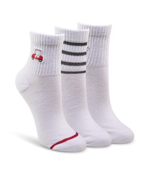 Mi-chaussettes côtelées pour femmes, Shambhala, paquet de 3
