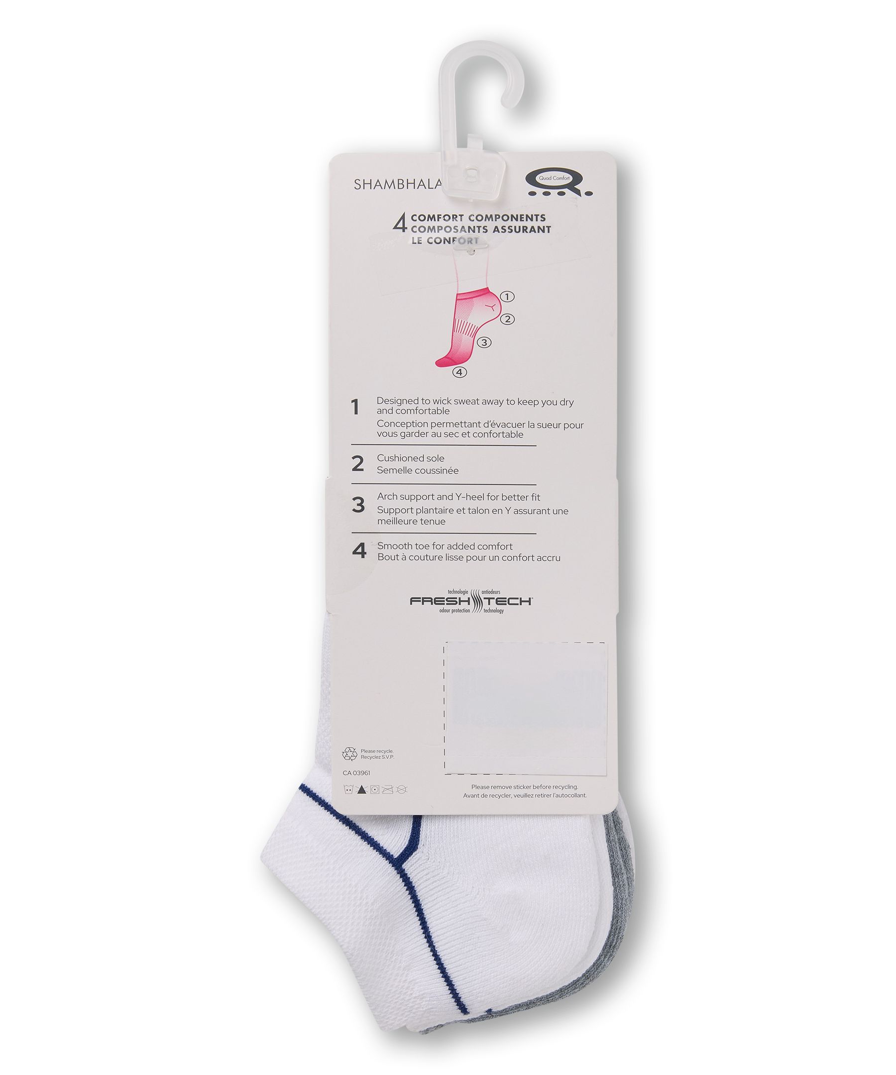 Shambhala Women's 3 Pk BOGO Low Cut Sport Socks