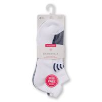 Shambhala Women's 3 Pk BOGO Tab Sport Socks Front_Flat