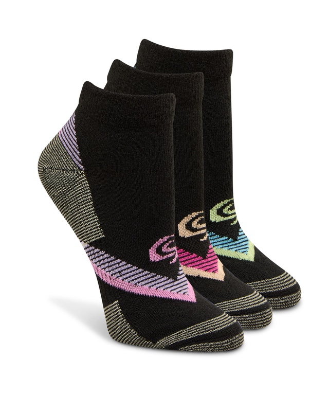 Chaussettes basses pour femmes, Extreme Athletic, Copper Sole, paquet de 3 paires