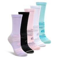 Copper Sole Women's 5 Pk Extreme Athletic Crew Socks
