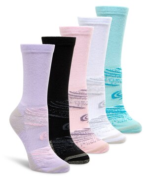 Mi-chaussettes de sport Extreme Athletic pour femmes, Copper Sole, paquet de 5 paires