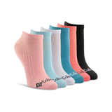 Chaussettes invisibles aux motifs variés pour femmes, Columbia, paquet de six paires Front_Angled_Right