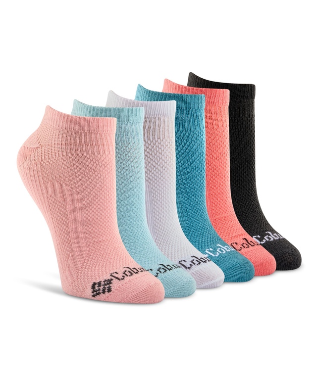 Chaussettes invisibles aux motifs variés pour femmes, Columbia, paquet de six paires