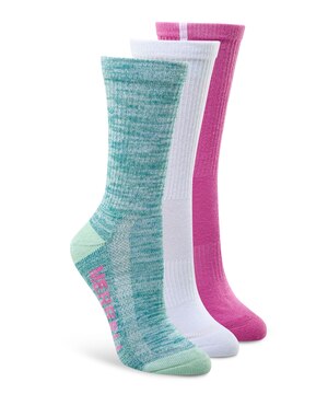 Merrell Women's 3Pk Everyday Lightweight Crew Socks