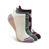Chaussettes basses de tous les jours en tissu recyclé pour femmes, Merrell, paquet de 3&nbsp;paires Front_Angled_Right