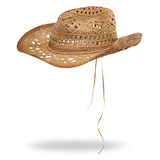 Chapeau de garde forestier ombré ajouré pour femmes, FarWest Front_Angled_Left