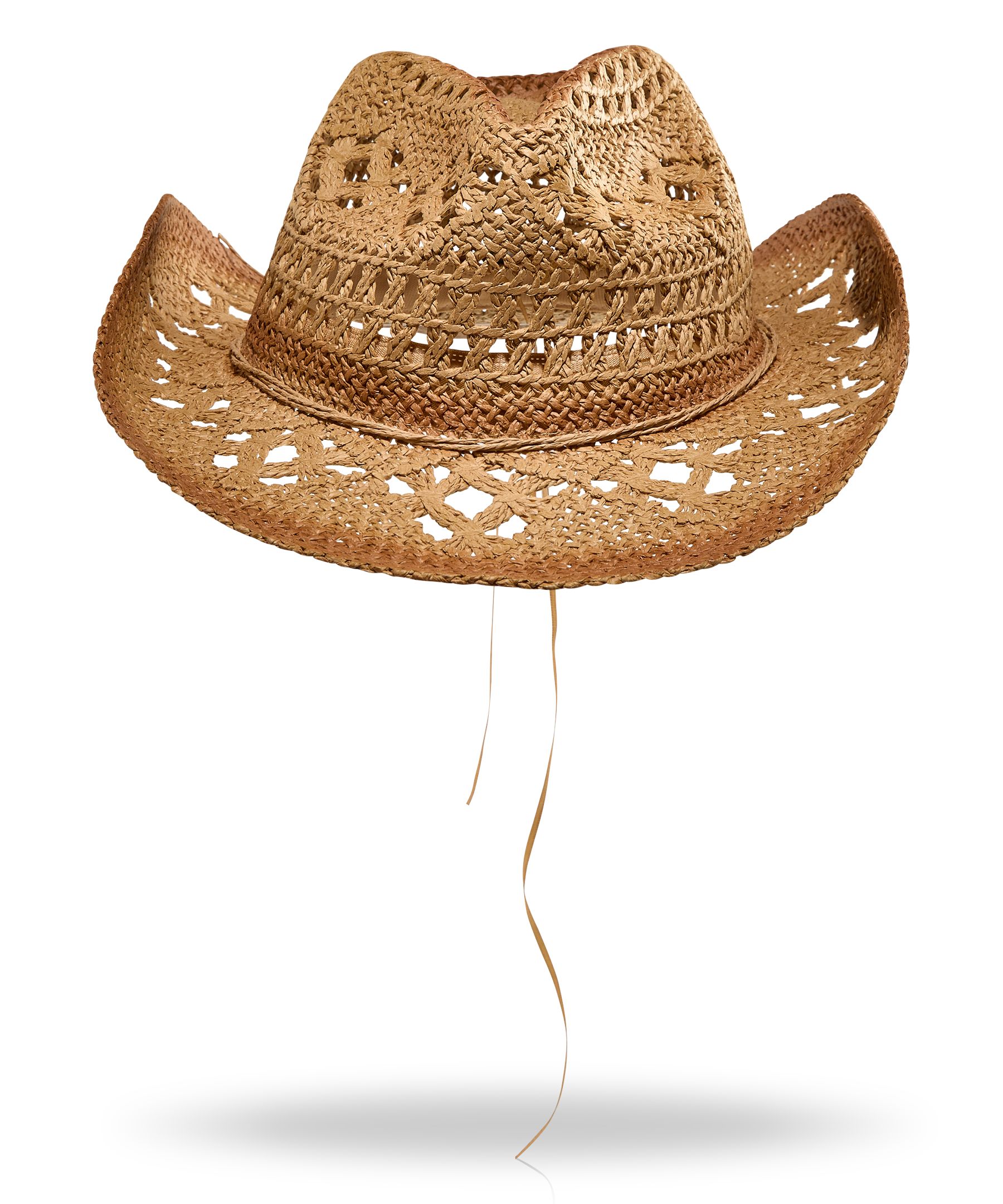 FarWest Women's Ombre Openwork Ranger Hat