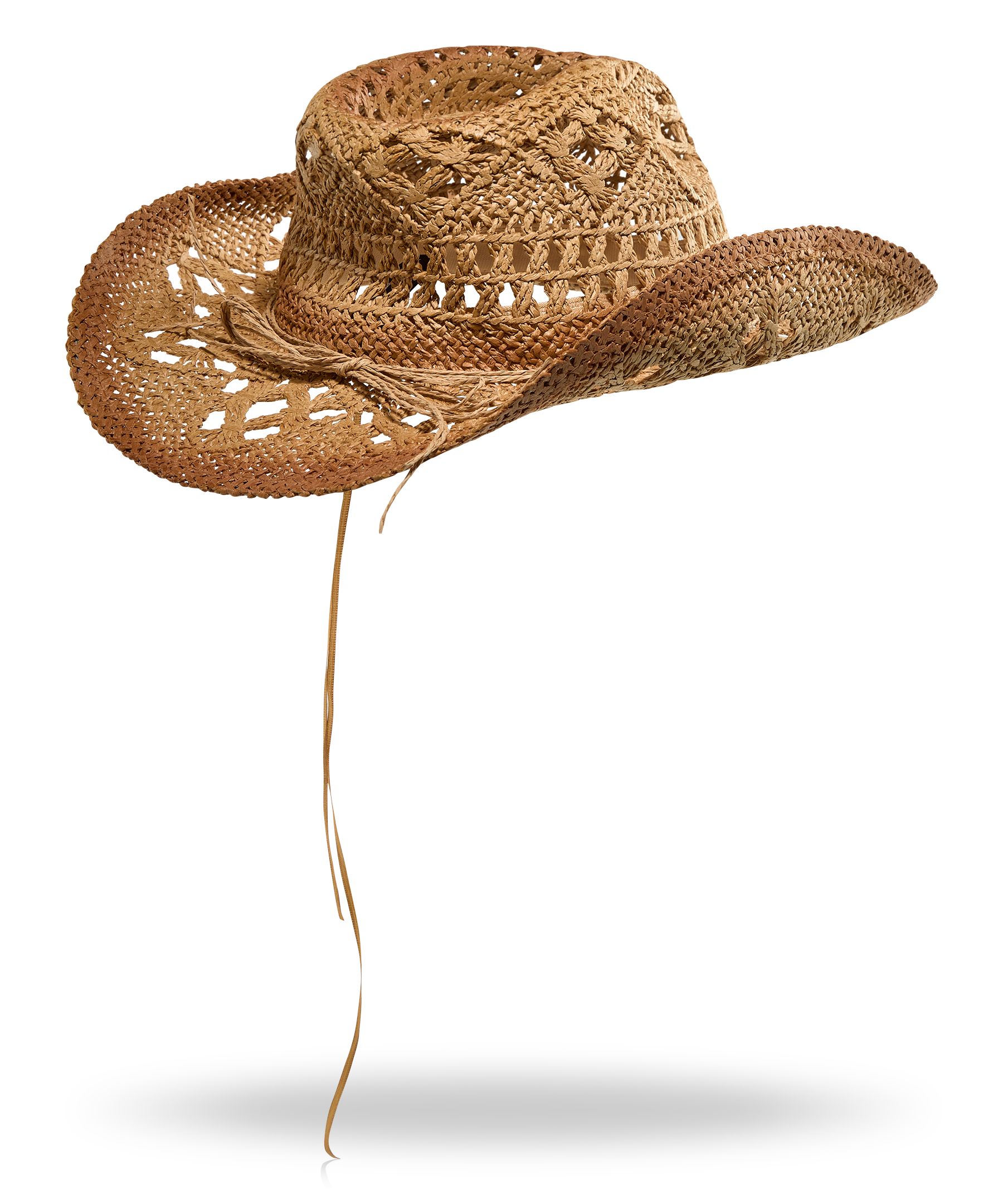 FarWest Women's Ombre Openwork Ranger Hat