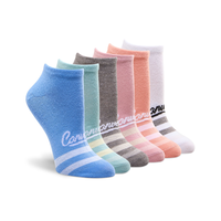 Converse Women's 6 Pk Varsity No Show Socks Front_Angled_Right
