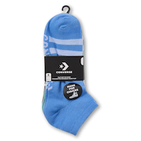 Chaussettes invisibles de style universitaire pour femmes, Converse, paquet de 6 Front_Flat