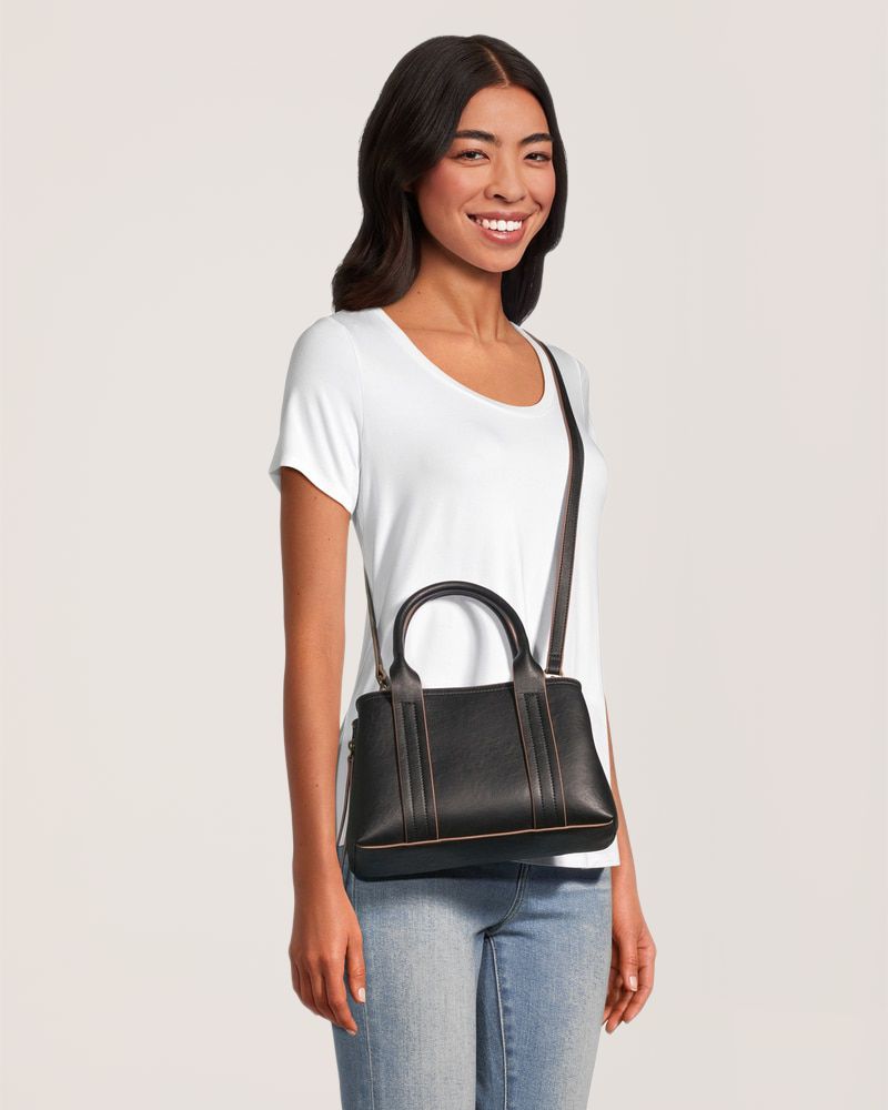 Denver Hayes 3 Compartment Mini Satchel