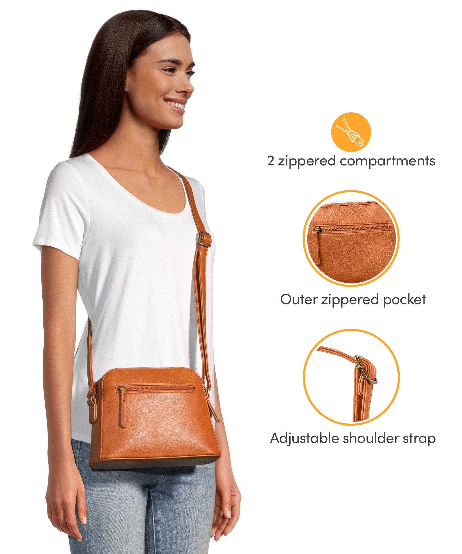 Denver Hayes Round Top Shoulder Bag