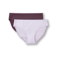 Denver Hayes Women's 2 Pk Invisibles Bikini Cut Panties Front_Flat