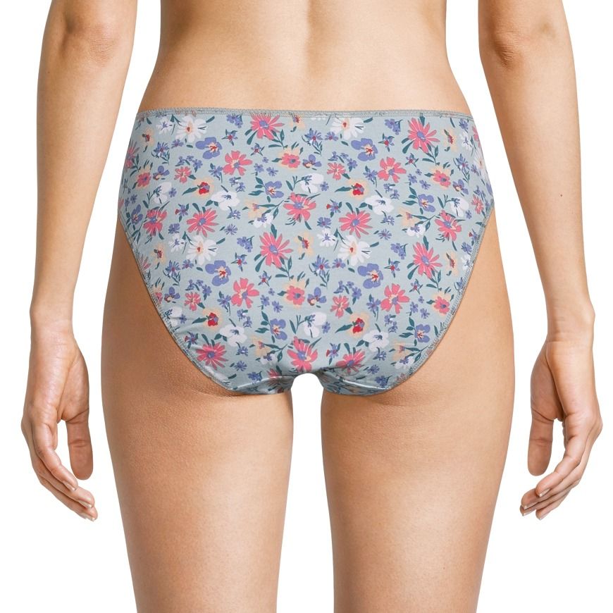 Culotte échancrée extensible en coton pour femmes, Denver Hayes, paquet de 5