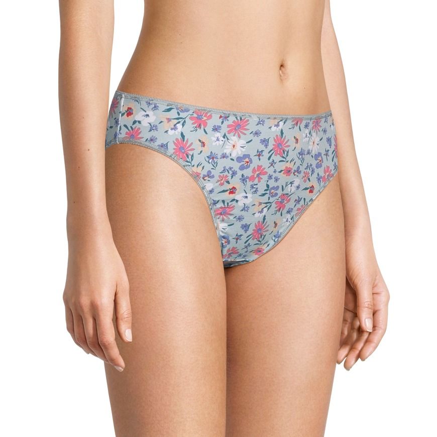 Culotte échancrée extensible en coton pour femmes, Denver Hayes, paquet de 5