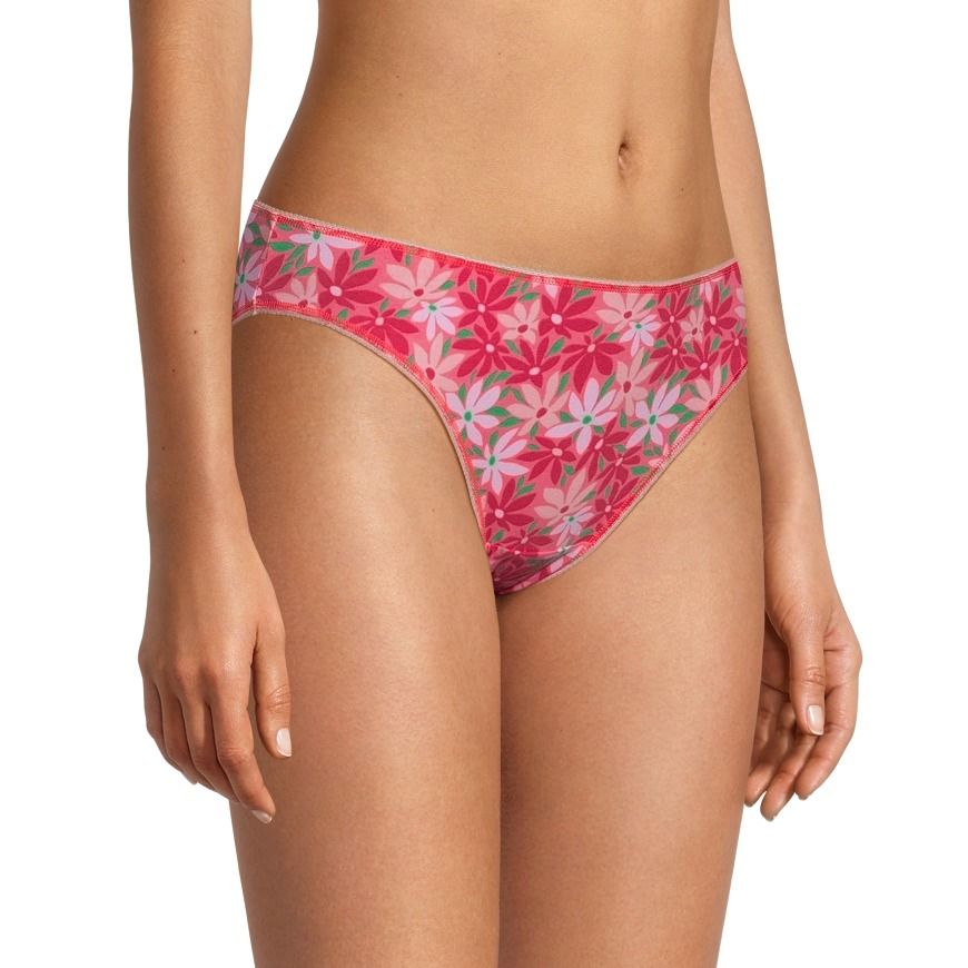 Culotte bikini extensible en coton pour femmes, Denver Hayes, paquet de 5