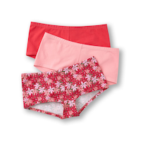 Denver Hayes Women's 3 Pk Cotton Stretch Boyshorts Front_Flat