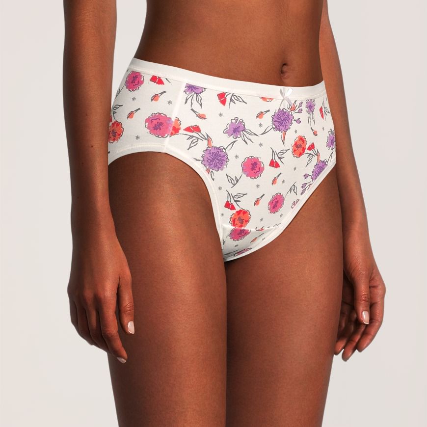 Culotte échancrée extensible en coton pour femmes, Denver Hayes, paquet de 2