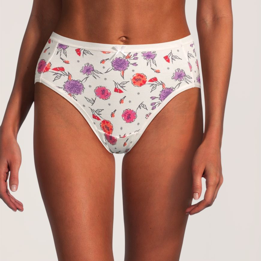 Culotte échancrée extensible en coton pour femmes, Denver Hayes, paquet de 2