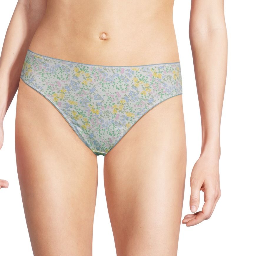 Denver Hayes Women's 5 Pk Cotton Stretch Hi Cut Panties