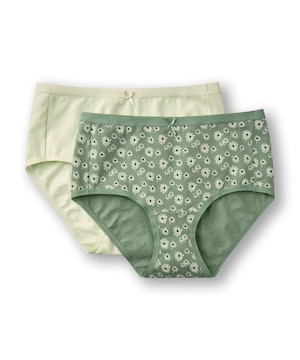 Denver Hayes Women's 2 Pk Cotton Stretch Modern Briefs