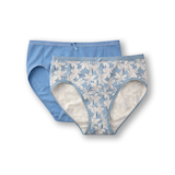 Denver Hayes Women's 2 Pk Cotton Stretch Hi Cut Panties Front_Flat