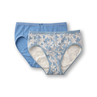 Denver Hayes Women's 2 Pk Cotton Stretch Hi Cut Panties Front_Flat