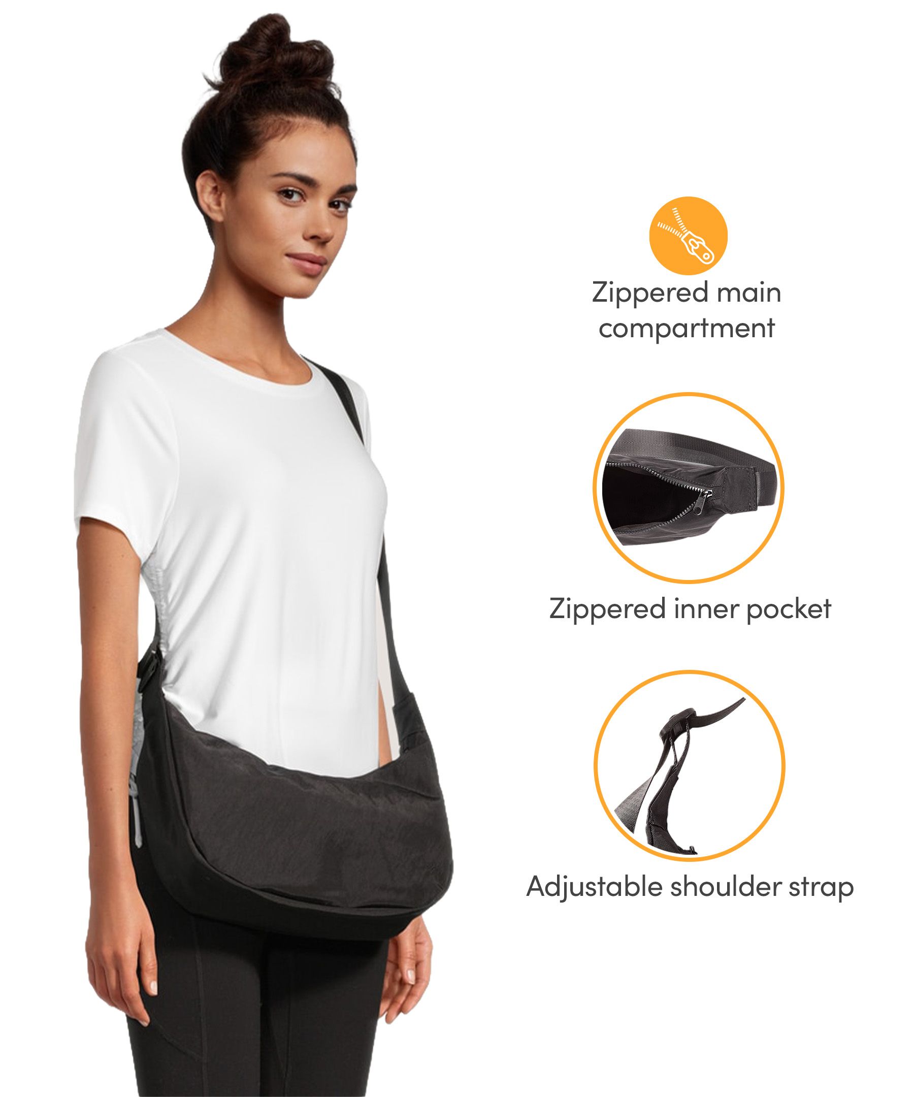 Shambhala Women's Half Moon Shoulder Bag