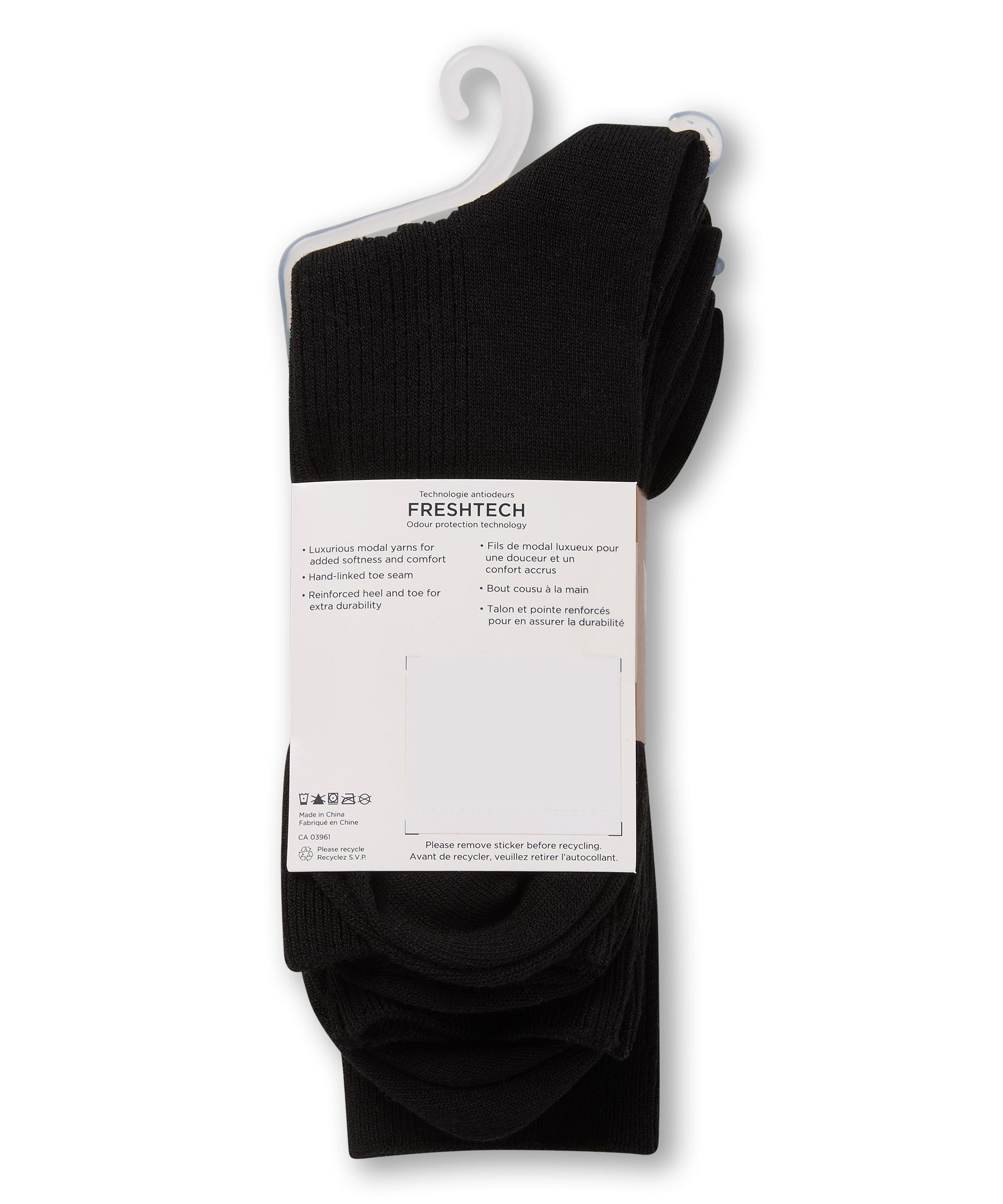 Denver Hayes Women's 3 Pk BOGO Modal Cotton Crew Socks