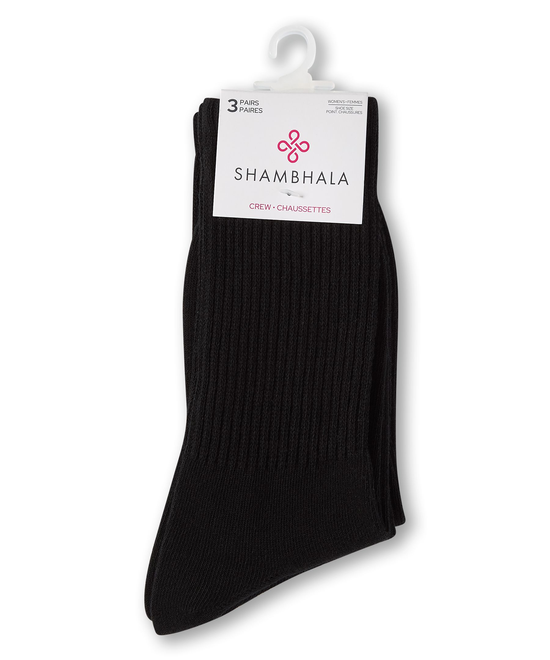 Chaussettes de sport pour femmes, Shambhala, paquet de 3&nbsp;paires