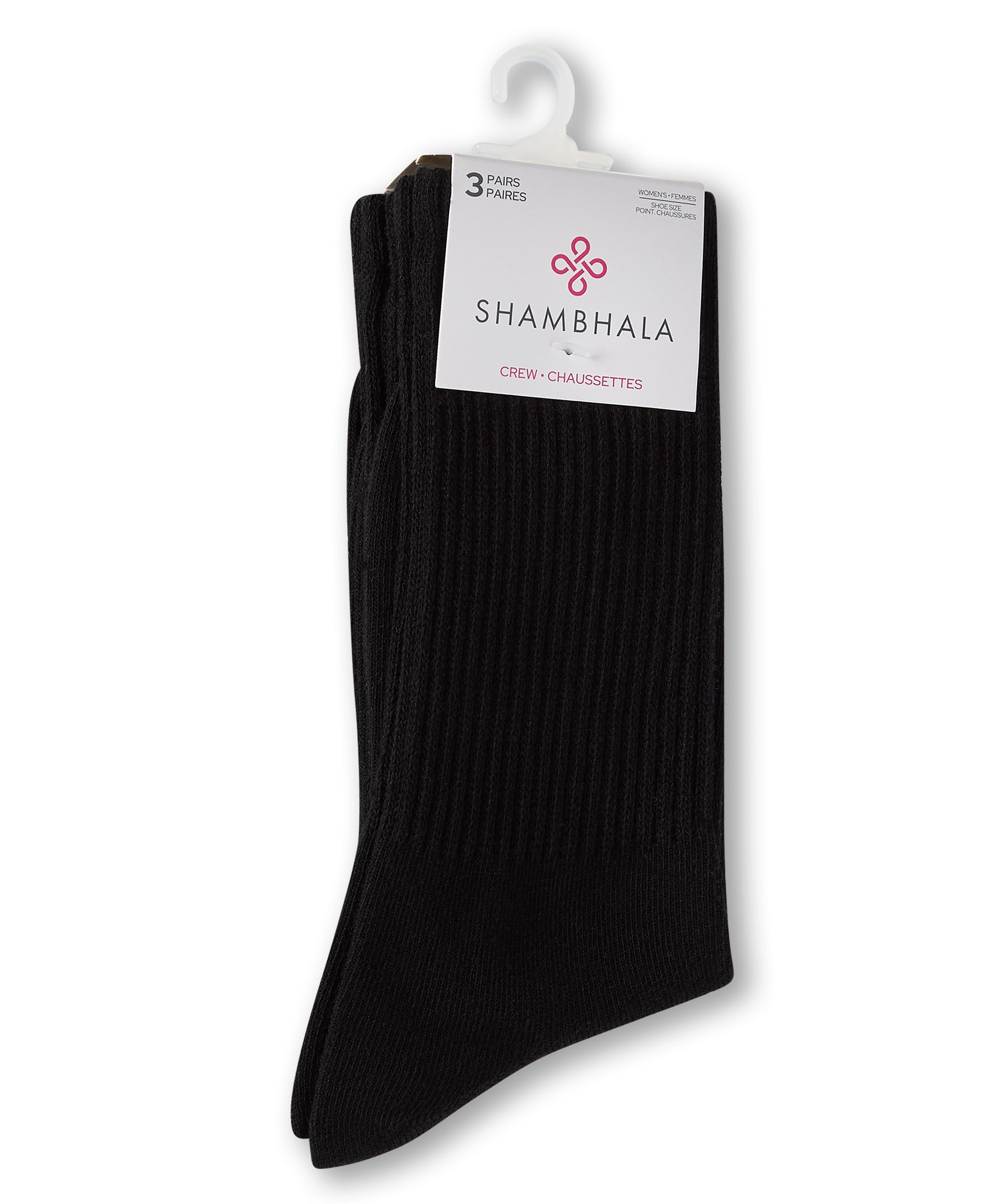Chaussettes de sport pour femmes, Shambhala, paquet de 3&nbsp;paires