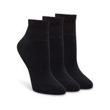 Shambhala Women's 3 Pk Quad Comfort Quarter Crew Socks Front_Angled_Right