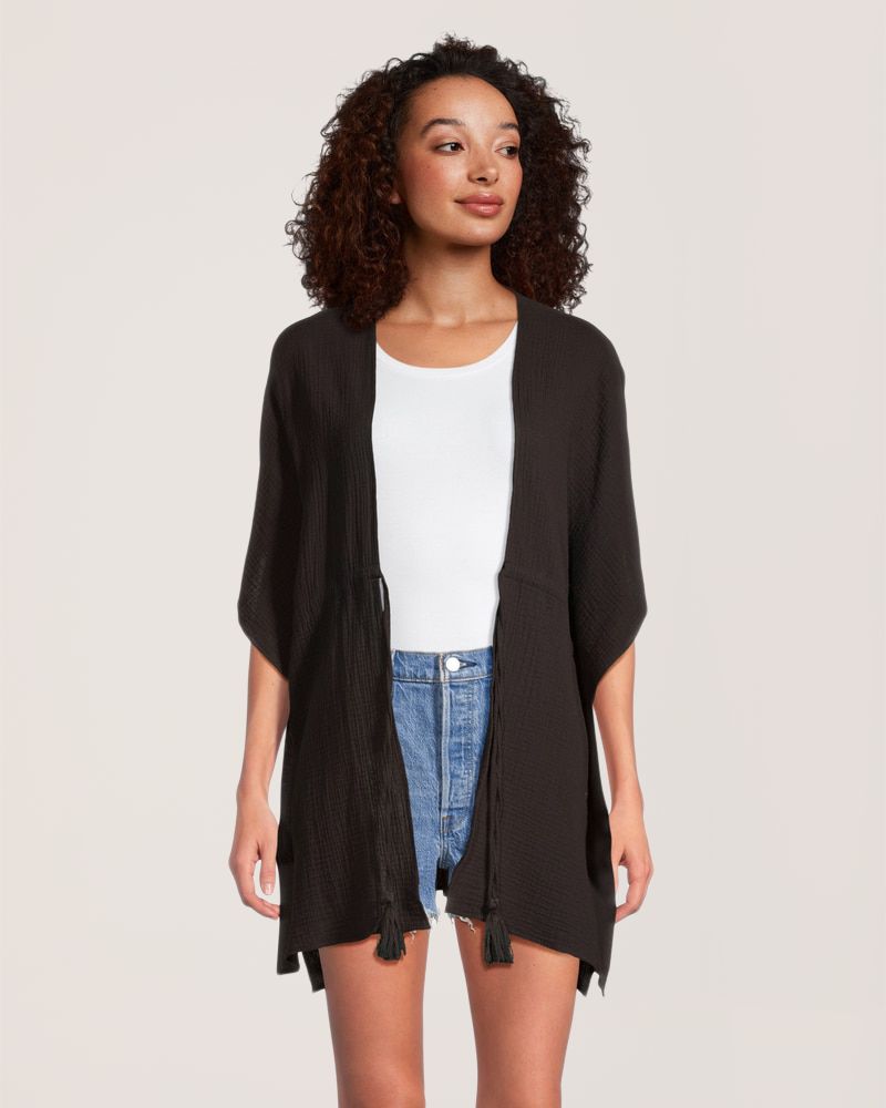 FarWest Women's Double Gauze Ruana