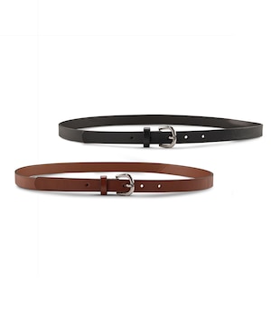 Ceinture unie de 17 mm pour femmes, Denver Hayes, paquet de 2