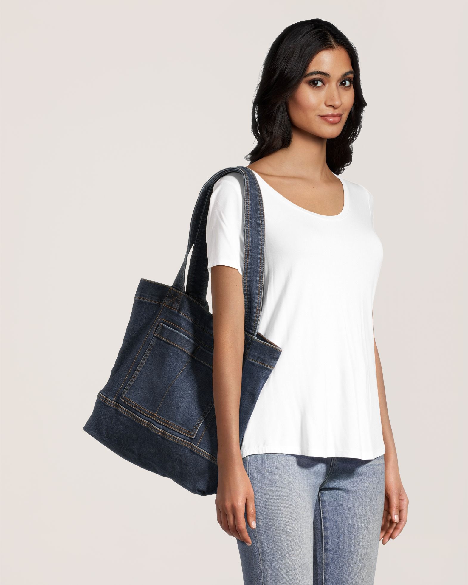 Denver Hayes Jumpstart Denim Tote