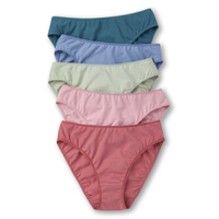 Denver Hayes Women's 5 pk Cotton Stretch Hi-Cut Briefs Front_Flat