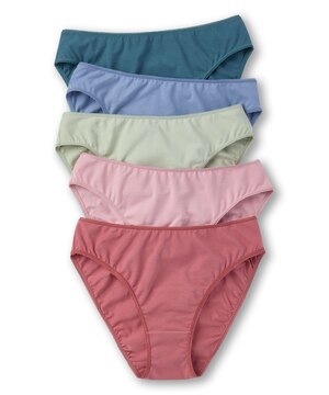 Denver Hayes Women's 5 pk Cotton Stretch Hi-Cut Briefs