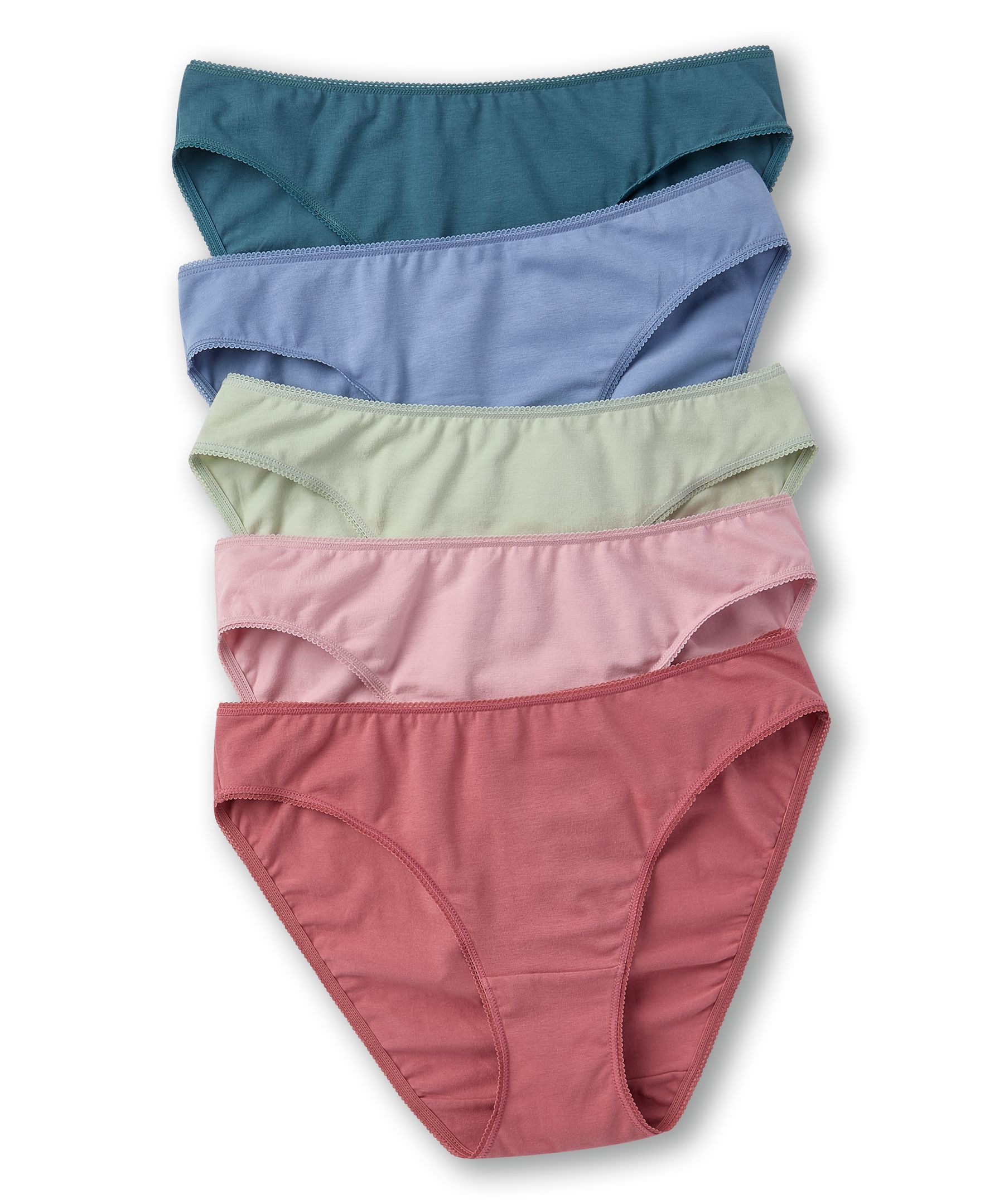 Denver Hayes Women's 5 pk Cotton Stretch Bikini Briefs