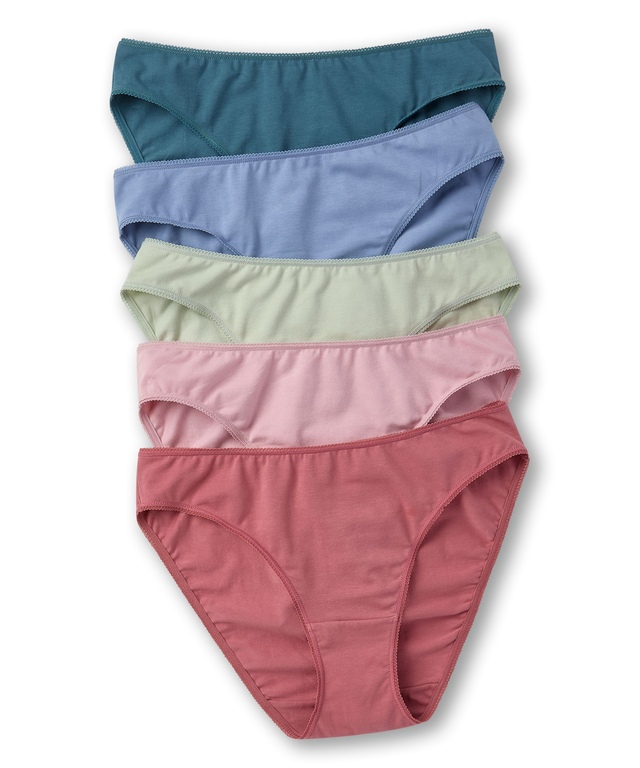 Denver Hayes Women's 5 pk Cotton Stretch Bikini Briefs