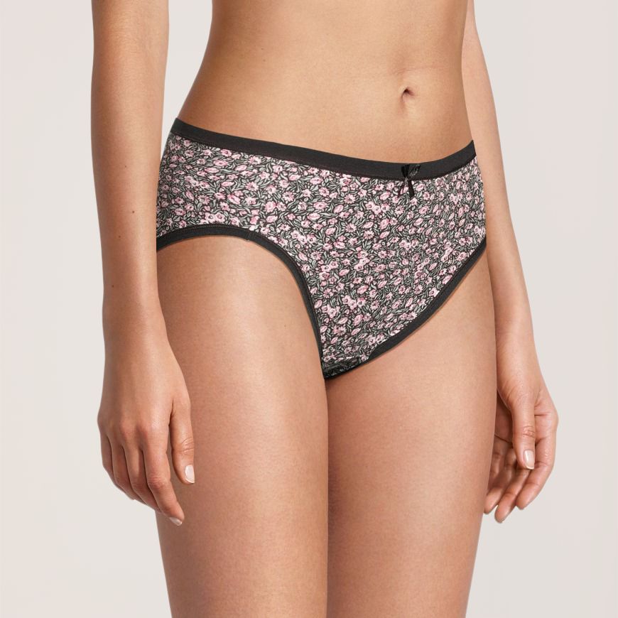 Culotte échancrée extensible en coton pour femmes, Denver Hayes, paquet de&nbsp;2