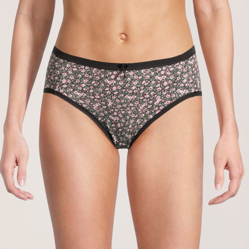 Culotte échancrée extensible en coton pour femmes, Denver Hayes, paquet de&nbsp;2