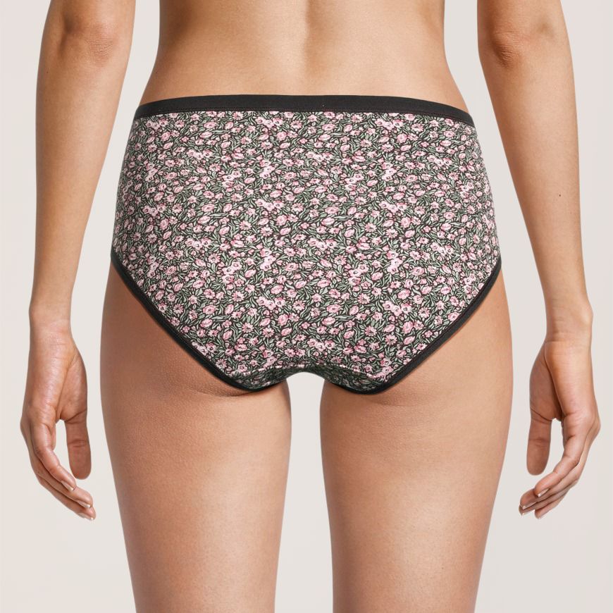 Culotte échancrée extensible en coton pour femmes, Denver Hayes, paquet de&nbsp;2