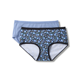 Denver Hayes Women's 2 pk Cotton Stretch Hip Hugger Briefs Front_Flat