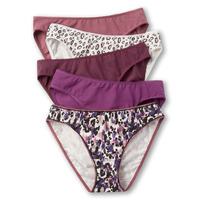 Denver Hayes Women's 5 pk Cotton Stretch Hi-Cut Briefs Front_Flat