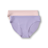 Denver Hayes Women's 2 pk Perfect Fit Panty Invisibles Hip Hugger Briefs Front_Flat