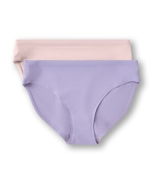 Denver Hayes Women's 2 pk Perfect Fit Panty Invisibles Hip Hugger Briefs